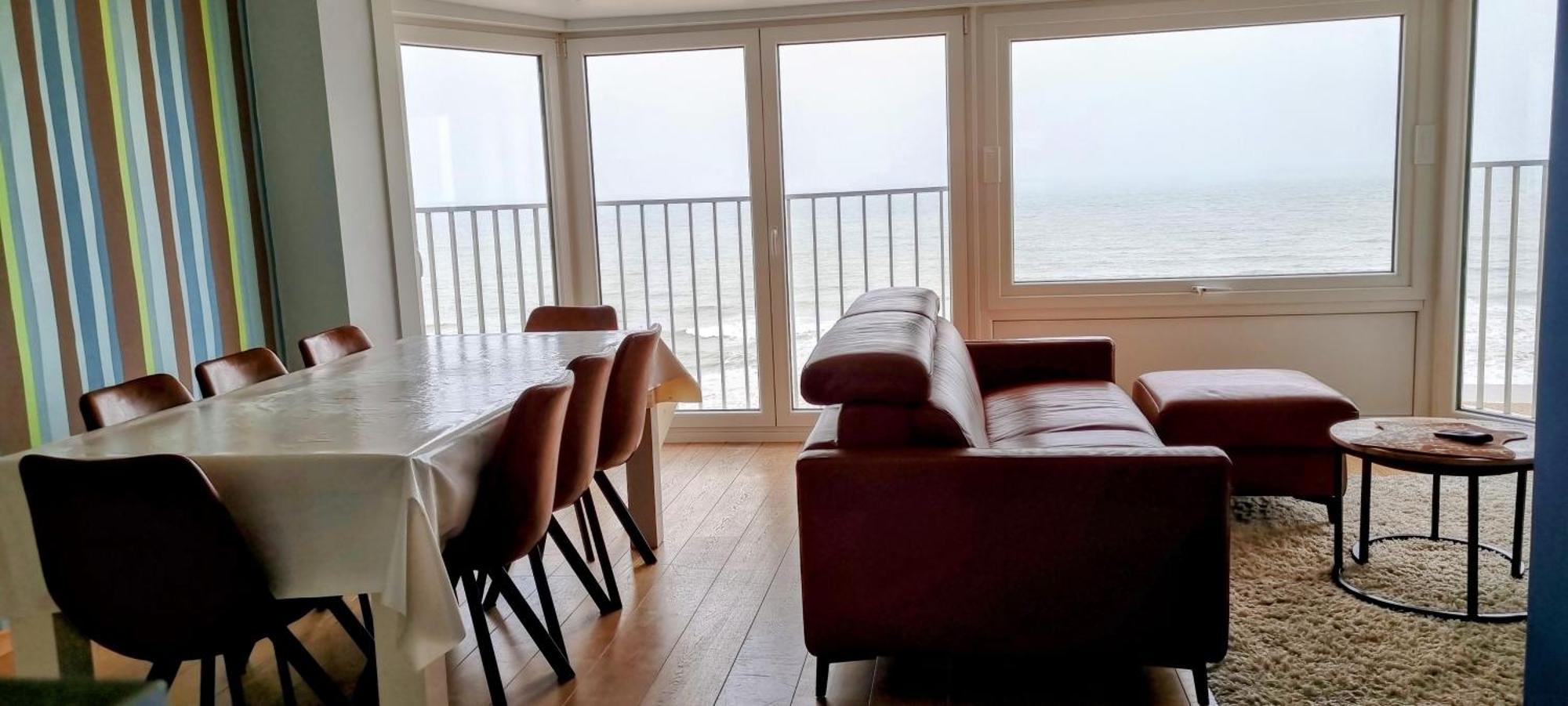 Zeedijk 241, Uitzicht Op Zee, Vue Sur La Mer Koksijde Exteriér fotografie